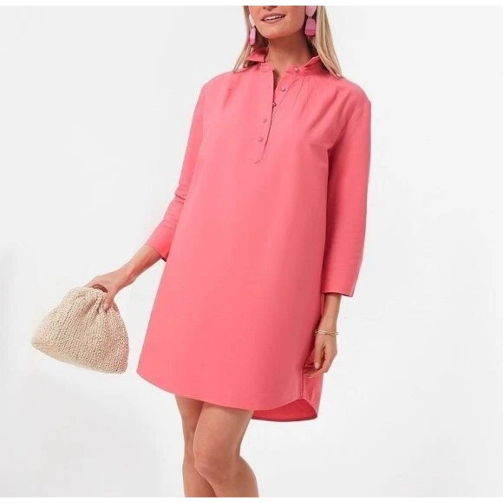 Tuckernuck Pomander Place Dress Dahlia Pink Polly Mini Size Medium Women's #B3-2